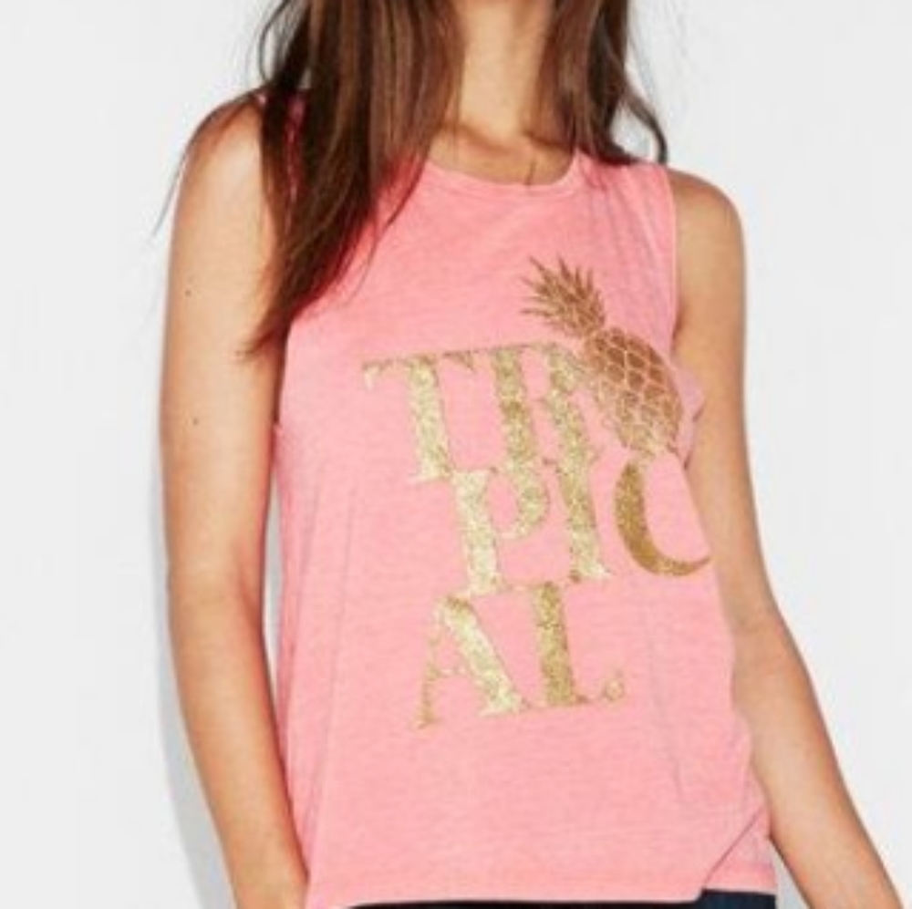 🆕🌿EXPRESS PINEAPPLE TANK TOP🌿 - Picture 2 of 3